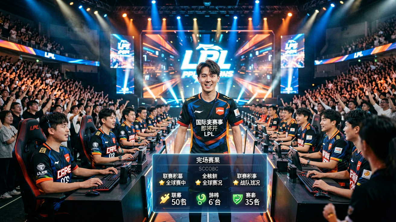 电竞比赛现场气氛热烈